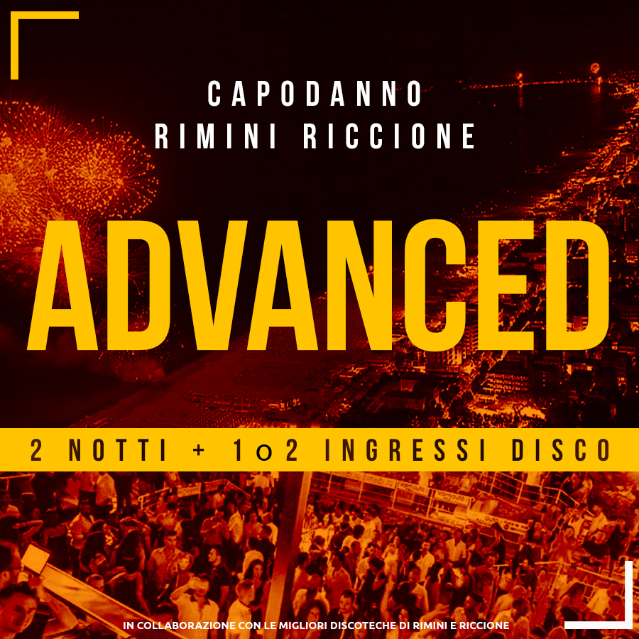 Pacchetto capodanno 2021 ADVANCED quadrata