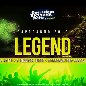 Pacchetto hotel + discoteche riccione capodanno 2019 LEGEND quadrata1