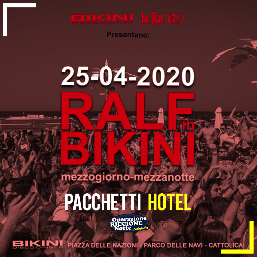 Ralf In Bikini 2020 Cattolica Pacchetti Hotel