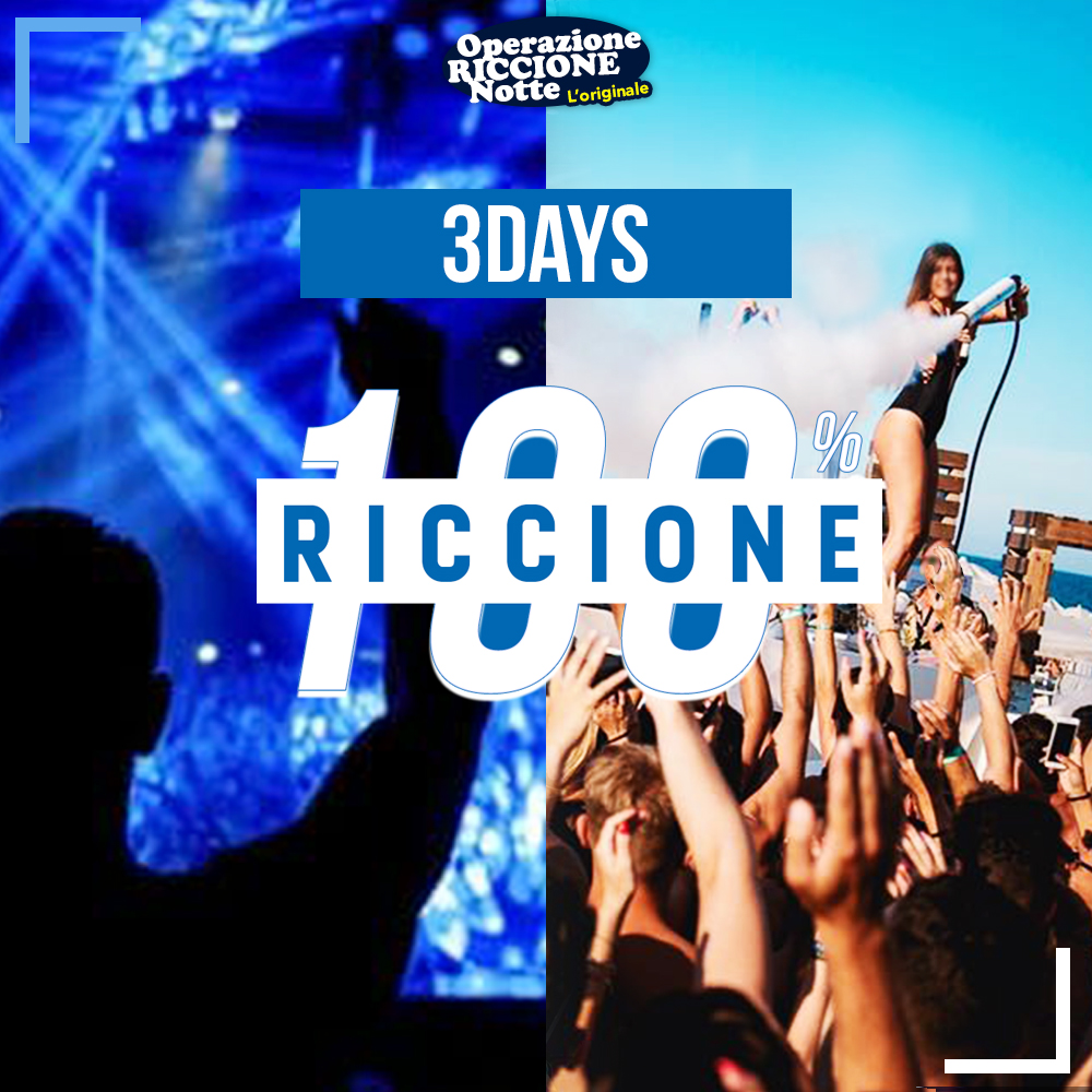 Pacchetto 3days 100% Riccione