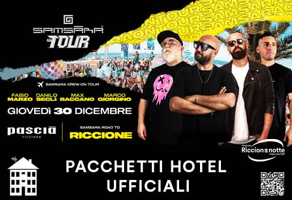 Capodanno 2022 Pascià Riccione Pacchetto Hotel + Ingresso