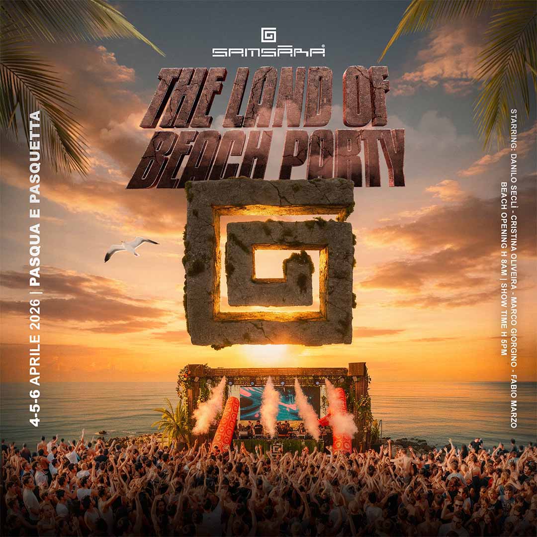The Land of Beach Party Samsara Pasqua 2026